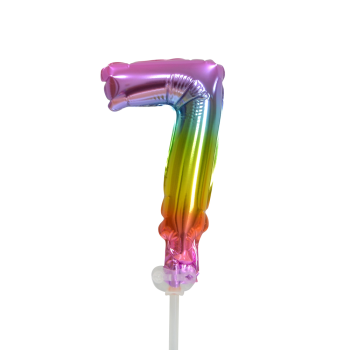 Topper - Foil Balloon Rainbow - 7