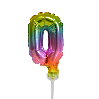 Topper - Foil Balloon Rainbow - 0