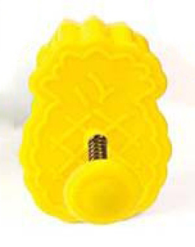 Ausstecher mit Auswerfer und Prägung - Ananas