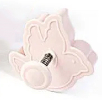 Ausstecher mit Auswerfer und Prägung - Taube