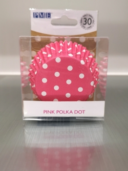 Cupcake Baking Cases - Pink Polka Dots