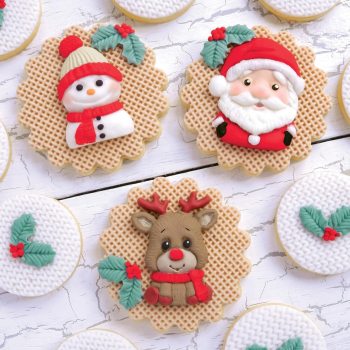 Silicone Mould - Cute Christmas Characters