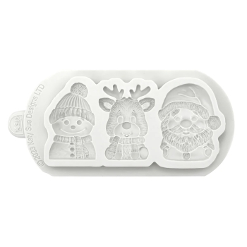 Preview: Silicone Mould - Cute Christmas Characters