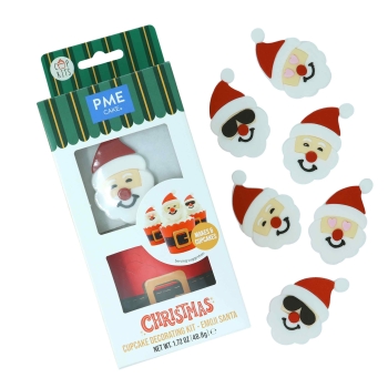 Cupcake Decorating Kit - Emoji Santa