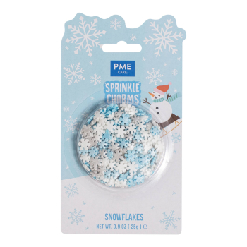 Preview: Streusel Sprinkle Charms - Schneeflocken