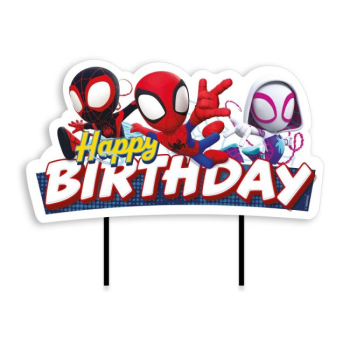 Torten Topper - Spidey Hero Happy Birthday