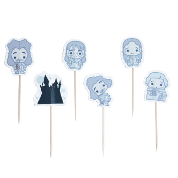 Preview: Harry Potter Cupcake Cases & Topper Set -  Ghosts of Hogwarts