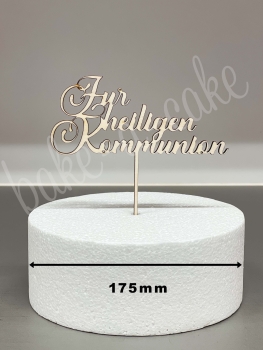 Cake Topper Wood - Zur heiligen Kommunion