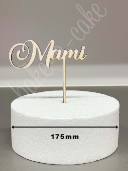 Cake Topper Wood - Mami