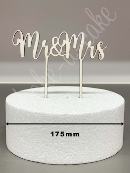 Cake Topper Wood - Mr & Mrs