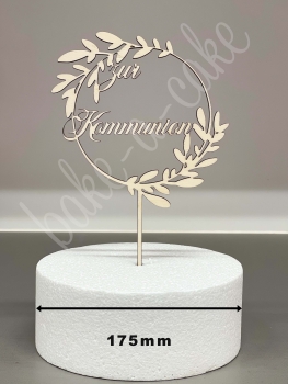 Cake Topper Wood - Zur Kommunion
