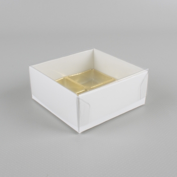 Box for 4 Bonbons - White