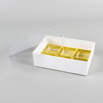 Box for 6 Bonbons - White
