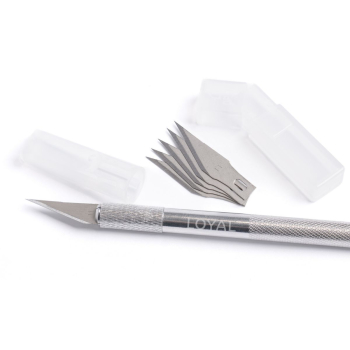 Skalpell mit 5 Ersatzklingen