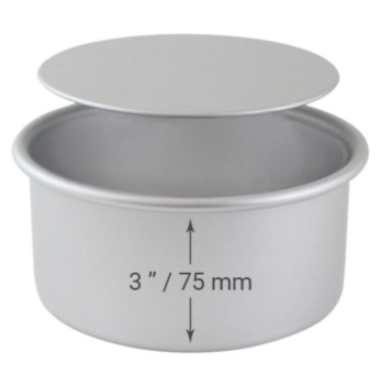 Cake Pan Round with Loose Bottom - 8 x 3inch (203 x 76mm)