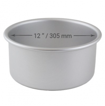 Cake Pan Round with Loose Bottom - 12 x 3inch (305 x 76mm)