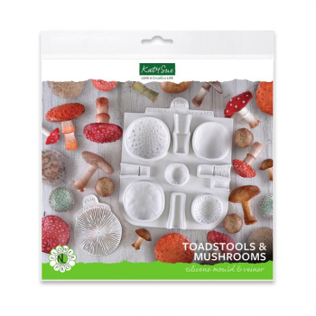 Silicone Mould - Toadstools and Mushrooms