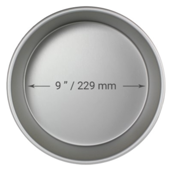Round Cake Pan - 9in x 4in (22.9 x 10.2cm)