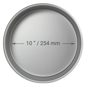 Round Cake Pan - 10in x 4in (25.4 x 10.16cm)