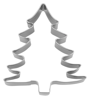 Preview: Ausstecher auf Karte - Tannenbaum