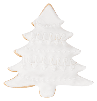 Preview: Ausstecher auf Karte - Tannenbaum