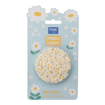 Preview: Streusel Sprinkle Charms - Weisse Margeriten