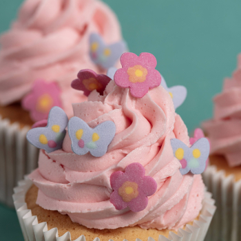 Preview: Streusel Sprinkle Charms - Blumen und Schmetterlinge