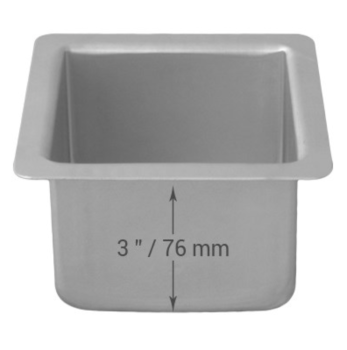 Bakeware Square - 4inx4inx3in (25.4x25.4x7.62cm)