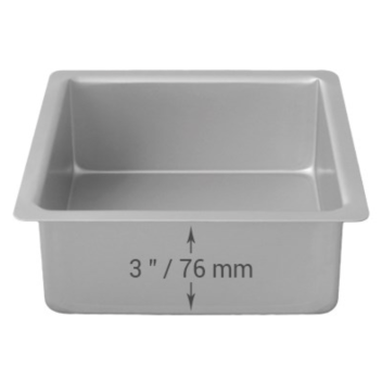 Bakeware Square - 7inx7inx3in (18x18x7.6cm)