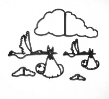 Preview: Patchwork Cutters Storch & Baby