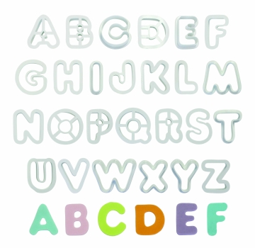 Ausstecher-Set - Alphabet