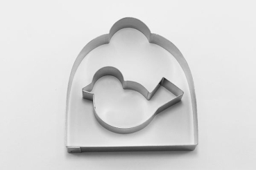 Cookie Cutter - Birdcage with Bird
