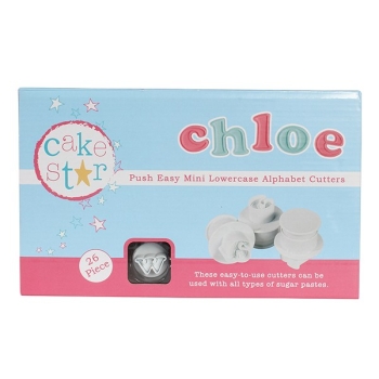 Push Easy Cutters - Mini Lower Case Alphabet