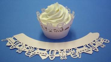 Cupcake Wrappers - Baby Pink