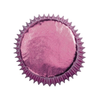 Cupcake Backförmchen Metallic - Pink