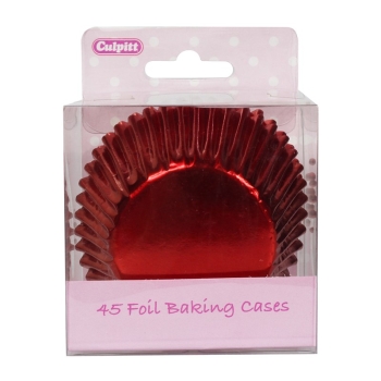 Baking Cases Foil - Red