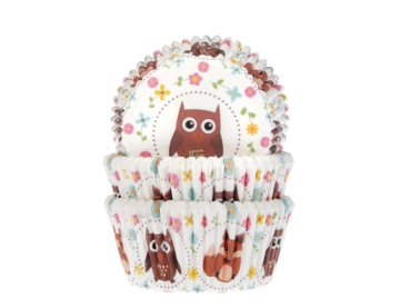 Baking Cases - Owl