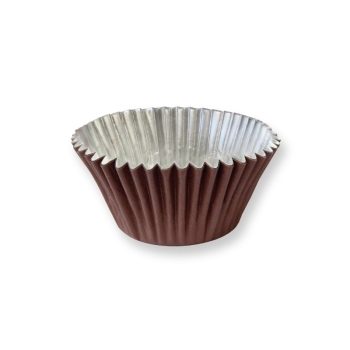 Baking Cases Decorative Foil - Chocolate Brown