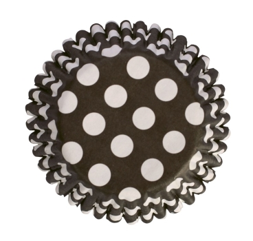 Black Spot Printed Baking Cases