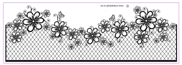 Silicone Mat CakeArt Gold Collection - Daisy Chain