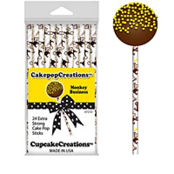 CakePop Sticks - Monkey Business