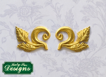Silicone Mould - Leaf Swirl