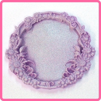 Silicone Mold Miniature Frame Floral Circle