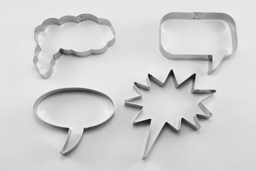 Cookie Cutter Set - Speech Bubbles