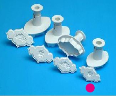 Creative Plaque Cutter Rose & Plain - Small