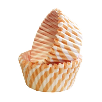 Cupcake Backförmchen - Banana Candy Swirl