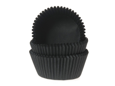 Cupcake Backförmchen - Schwarz