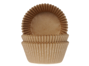 Cupcake Backförmchen - Karton Braun