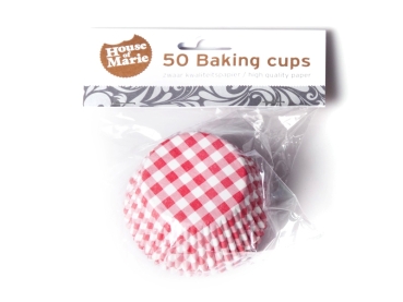 Cupcake Cases - Red Gingham