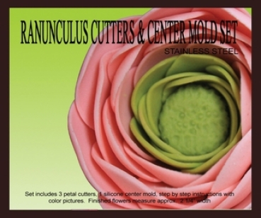 Cutters and Veiner Set - Ranunculus